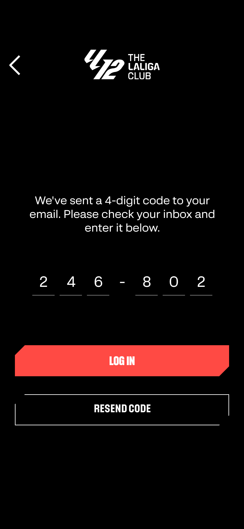 LL12 app 2FA verification